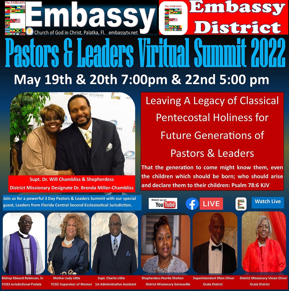 Embassy Pastor  Leaders